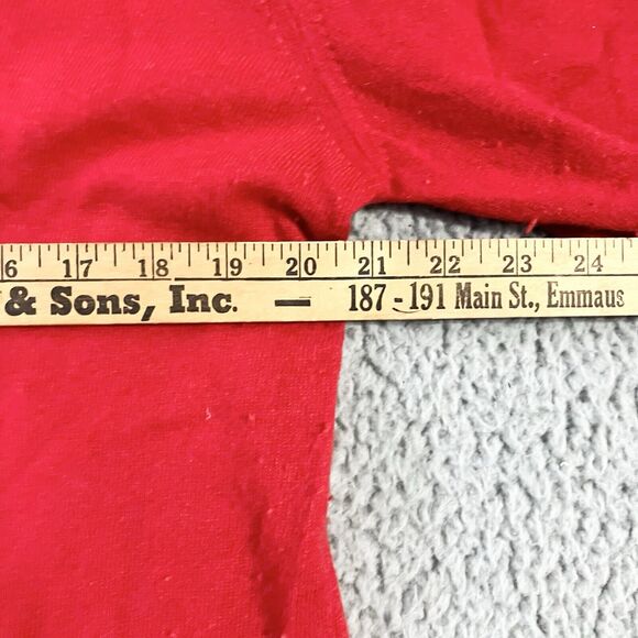 Mantovani Studio Sweater Mens Large Red 100% Italian Cashmere Made In Italy - Picture 4 of 6